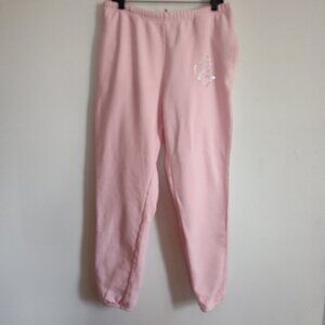 Ladies SZ L Juicy Couture Powder Pink Joggers